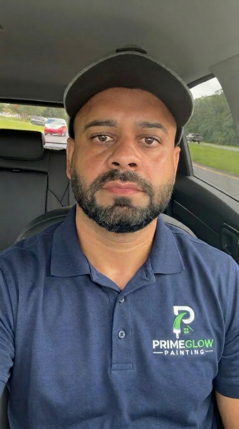Prime Glow Painting founder in company uniform